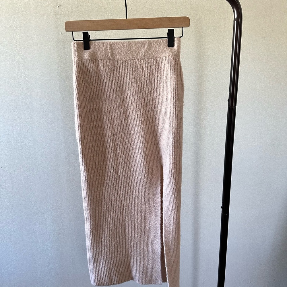 Cozy sweater skirt